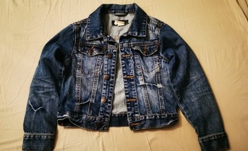 Kurtka jeansowa h&m 8-9 lat 134