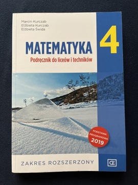 Matematyka 4 podręcznik zakres rozszerzony