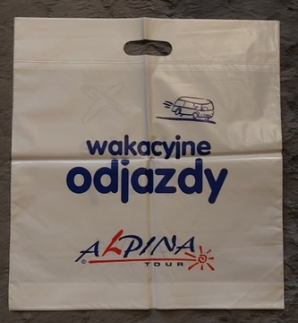 Reklamówka firmy Alpina Tour 