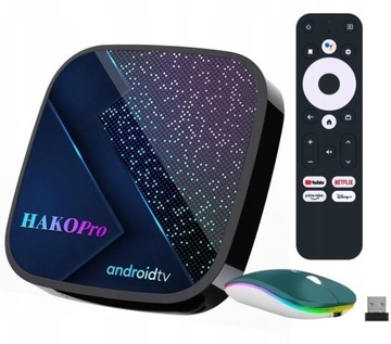TV BOX Hako Pro,Oficjalny Android TV,certyfikacja 