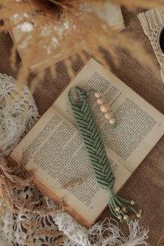 Zakładka do książki Boho koraliki handmade bookmar