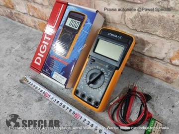 Multimetr ręczny Digital Multimeter DT-9205A