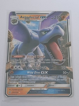 Karta Pokemon Aerodactyl GX 