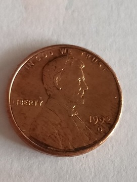 1 cent 1992 D USA 