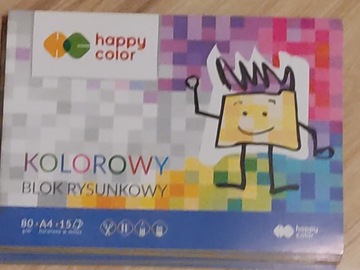 Blok rysunkowy A4 Happy Color