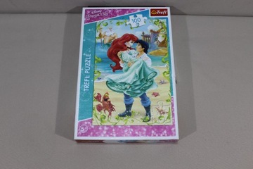 ŚLICZNE ORYGINALNE PUZZLE PRINCESS DISNEY 3w1