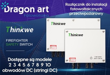 PRZECIWPOŻAROWY WYŁĄCZNIK PRĄDU THINKWE PPOŻ 4xDC