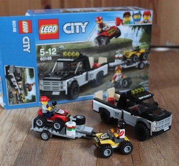 LEGO CITY 60148 Wyścigowy Zespół Quadowy Samochód