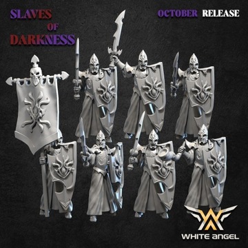 Dark Guard- SLAVES OF DARKNESS White Angel Miniatures figurki druk 3D