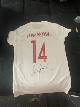 Koszulka Michał Żewłakow z autografem 