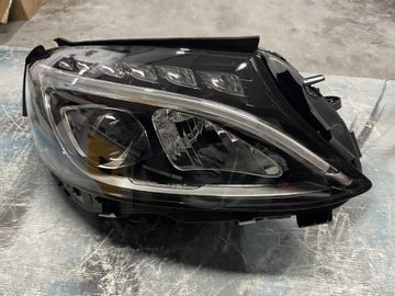 Lampa reflektor Mercedes W205 full led prawy