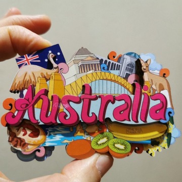 Zagraniczny magnes na lodówkę 3D Australia
