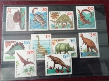 1421-1430 Zwierzęta prehistoryczne z 1965r