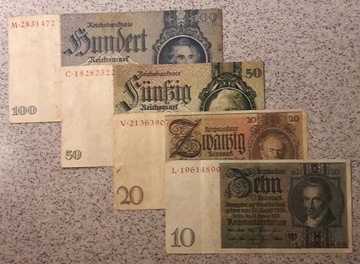 Reichsmark 10 20 50 100 [1929,1933,1935]