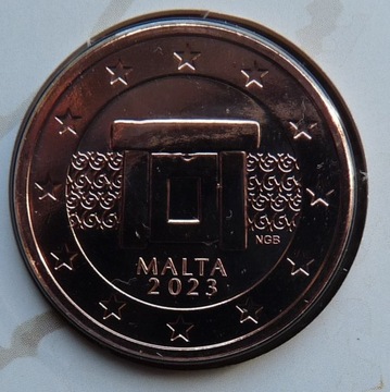 MALTA 2023  1 CENT UNC  !!!!!!!