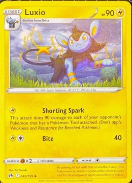 Karta Pokemon - Luxio - 042/159