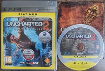 Uncharted 2 Among Thieves na PS3.Komplet po Polsku