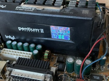 MSI MS-6117 Slot 1 440LX AGP ISA Płyta główna + Pentium II MMX 233MHz