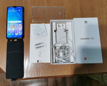 Huawei P30 6/128GB - stan idealny, dodatki