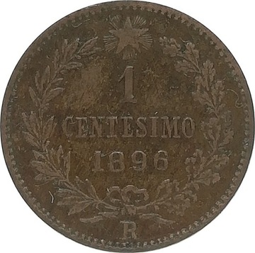 Włochy 1 centesimo 1896, KM#29