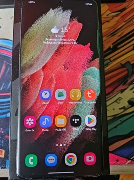 Samsung Galaxy S21 Ultra 12/256 czarny + etui