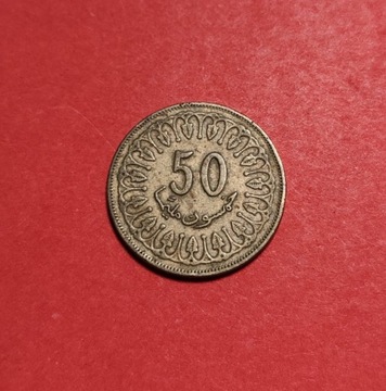 Moneta 50 milimów 2007, Tunezja