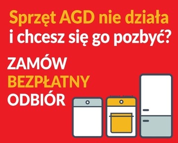 BEZPŁATNY ODBIÓR SPRZĘTU AGD, elektrośmieci