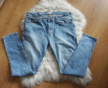 M 38 Topman męskie jeansowe spodnie dżinsy jeans