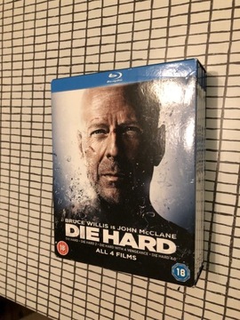 Die Hard kolekcja Szklana pułapka Blu-ray 4 czesci