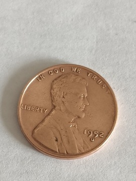 1 cent 1952 D USA 