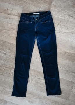 Levi's 712 spodnie jeansy slim W24 L32