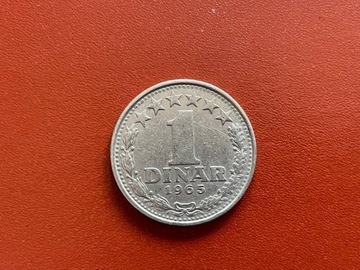 1 dinar 1965 rok Jugosławia