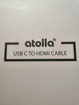 Kabel usb C na hdmi premium 4k metalowy