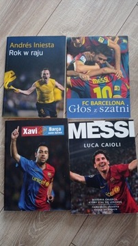 Komplet książek dla fanów FC Barcelona