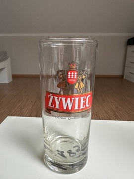 Szklanka - ŻYWIEC prosty kształt - 0,3l