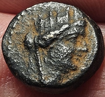 Brąz z Tyche  - moneta Grecka 
