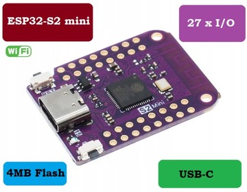 ESP32 S2 Mini USB C Moduł WiFi S2FN4 Arduino Wemos