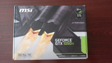MSI GeForce GTX 1050Ti 4GB