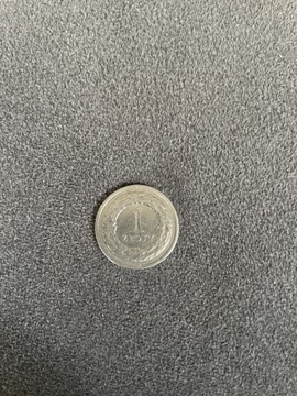 moneta 1 zł rok 1991 