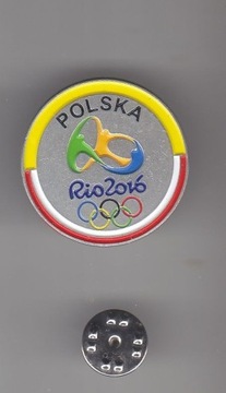 Rio 2016 Polski Komitet Olimpijski  odznaka 