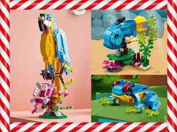 3w1 KLOCKI LEGO CREATOR ZWIERZĘTA - NOWOŚĆ!