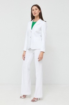 Spodnie damskie Michael Kors kolor biały 36 S
