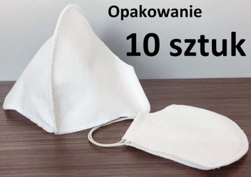 Maseczki antywirusowe FPP2, 2-warstwowe - 10 sztuk