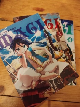 Manga Magi tom 1, 2 i 4