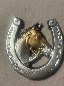 Podkowa srebrno złota gold silver koń