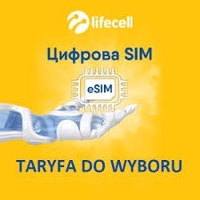 Karta eSIM lifeCell internet UK UE Szwajcaria TR