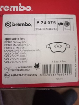 Brembo P 24 076 1 set / 4 pcs