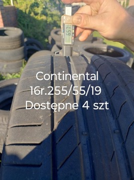 Opony Continental 2016r. 255/55/19