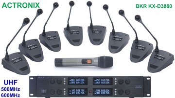 Konferencyjne mikrofony bezprzewodowe BKR KX-D3880
