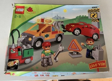 Lego Ville Duplo pomoc drogowa 4964 komplet UNIKAT